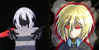 Two Monsters and an Angel | Player & Neutral Frisk