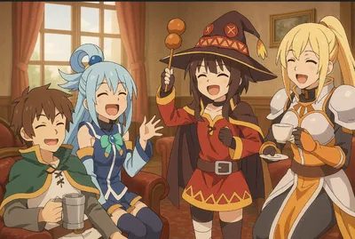 Konosuba: The full ass bot. (season 1) [Redo]