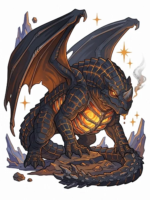 A Pyric Forge-Scale Dragon