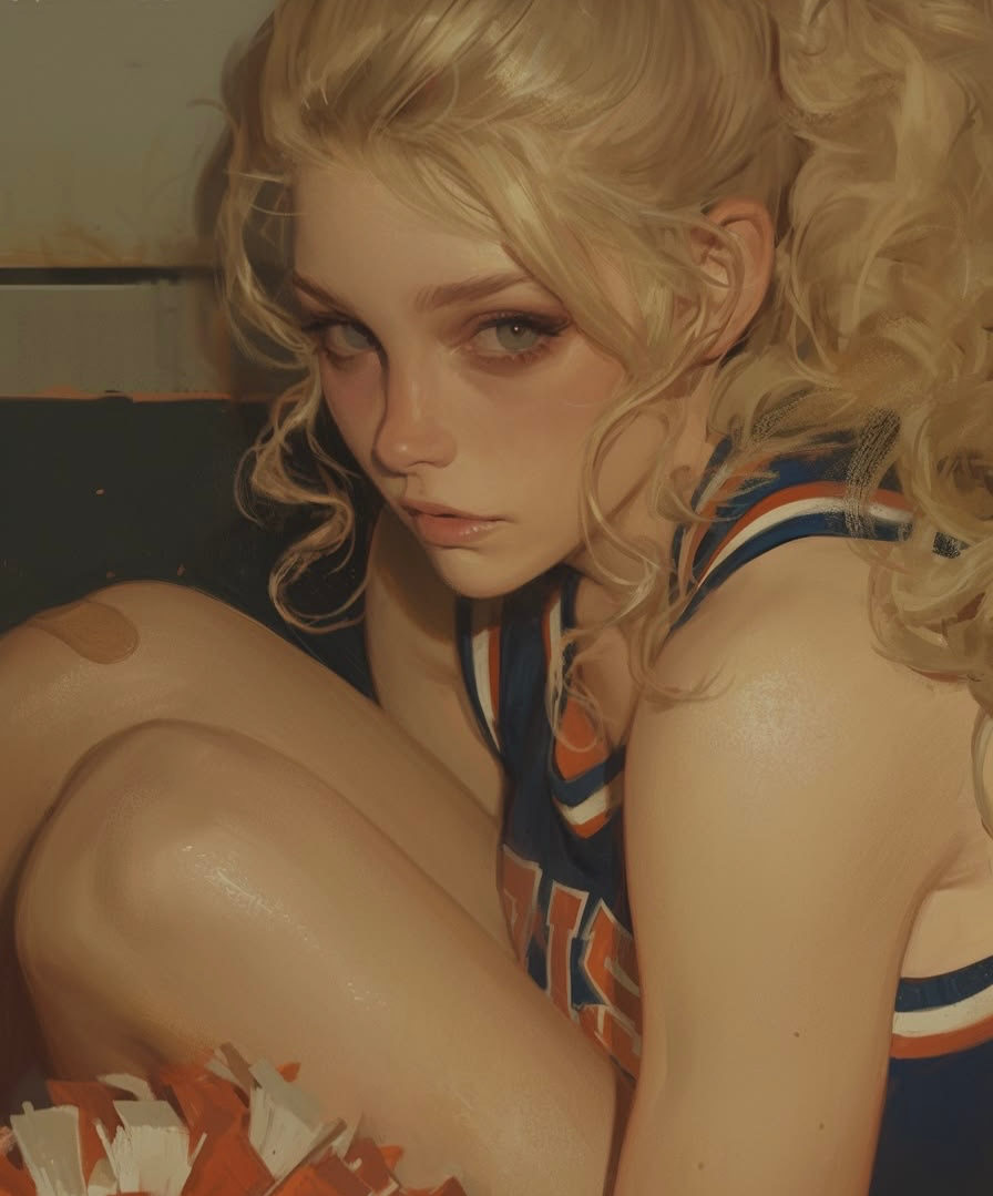 Stacy | cheerleader who seems to be in love with you