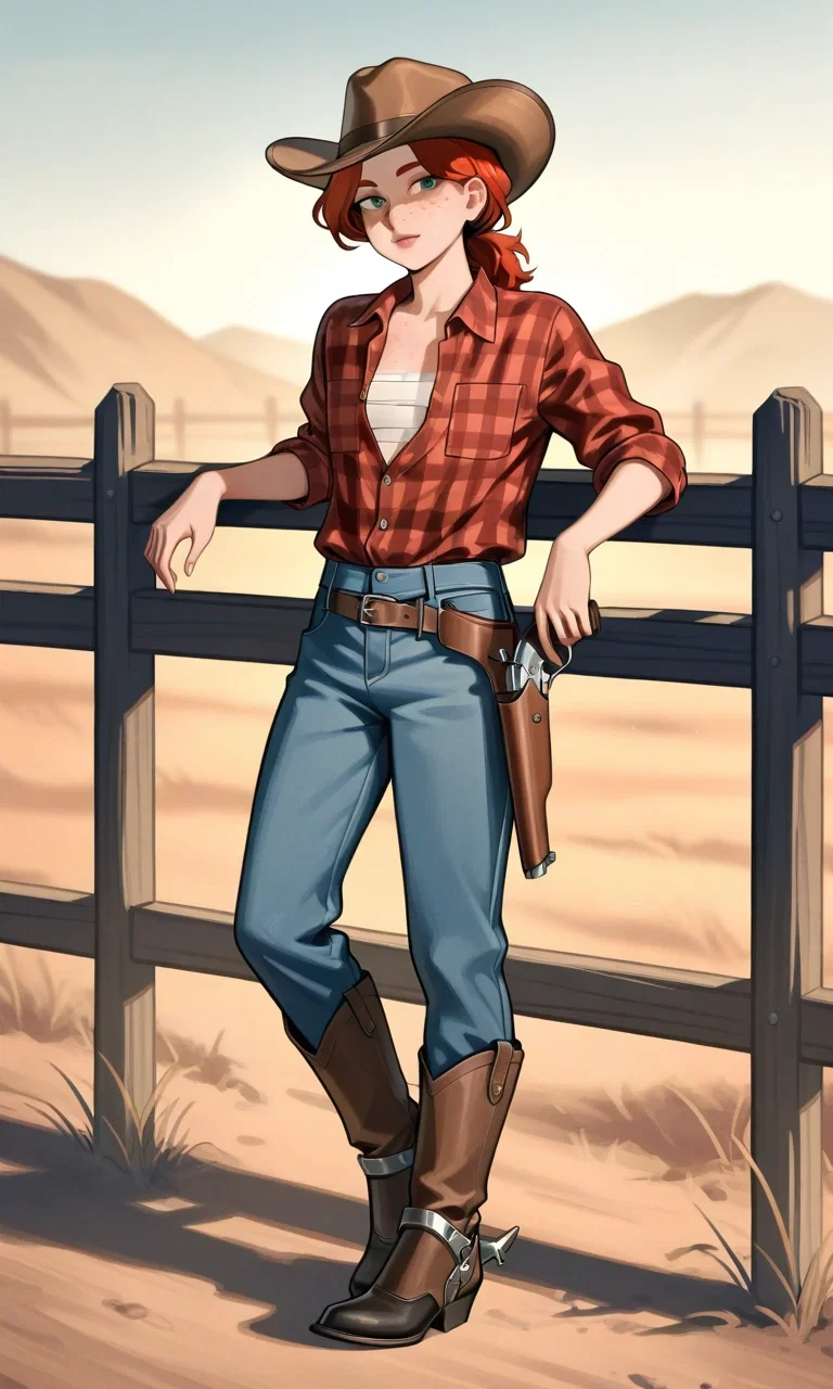 Texas Red, the outlaw you've been sent to take in. 