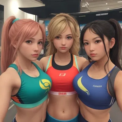 Jenny, Ashley, Peach