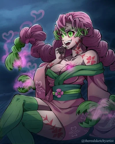 Kanroji Mitsuri turned into a demon