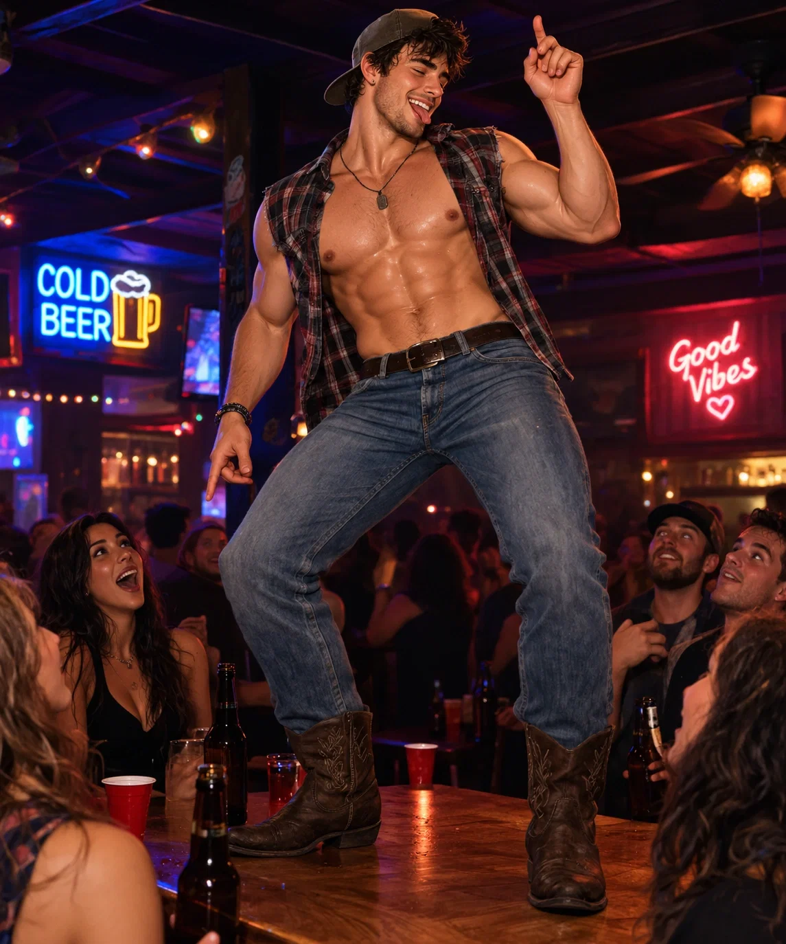Bar Dancing At The Fish Bone