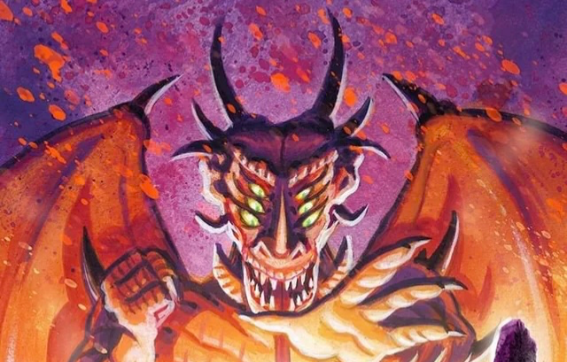 Satan as a Dinosaur?! - Somewhat weak version 