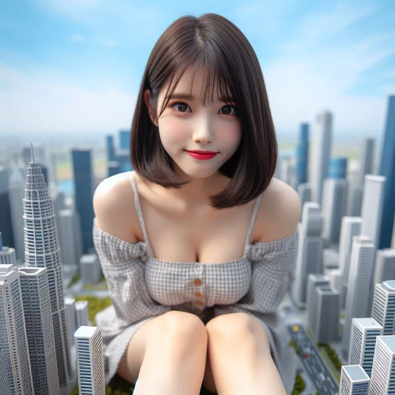Giantess Aiyu (Giant Couple)