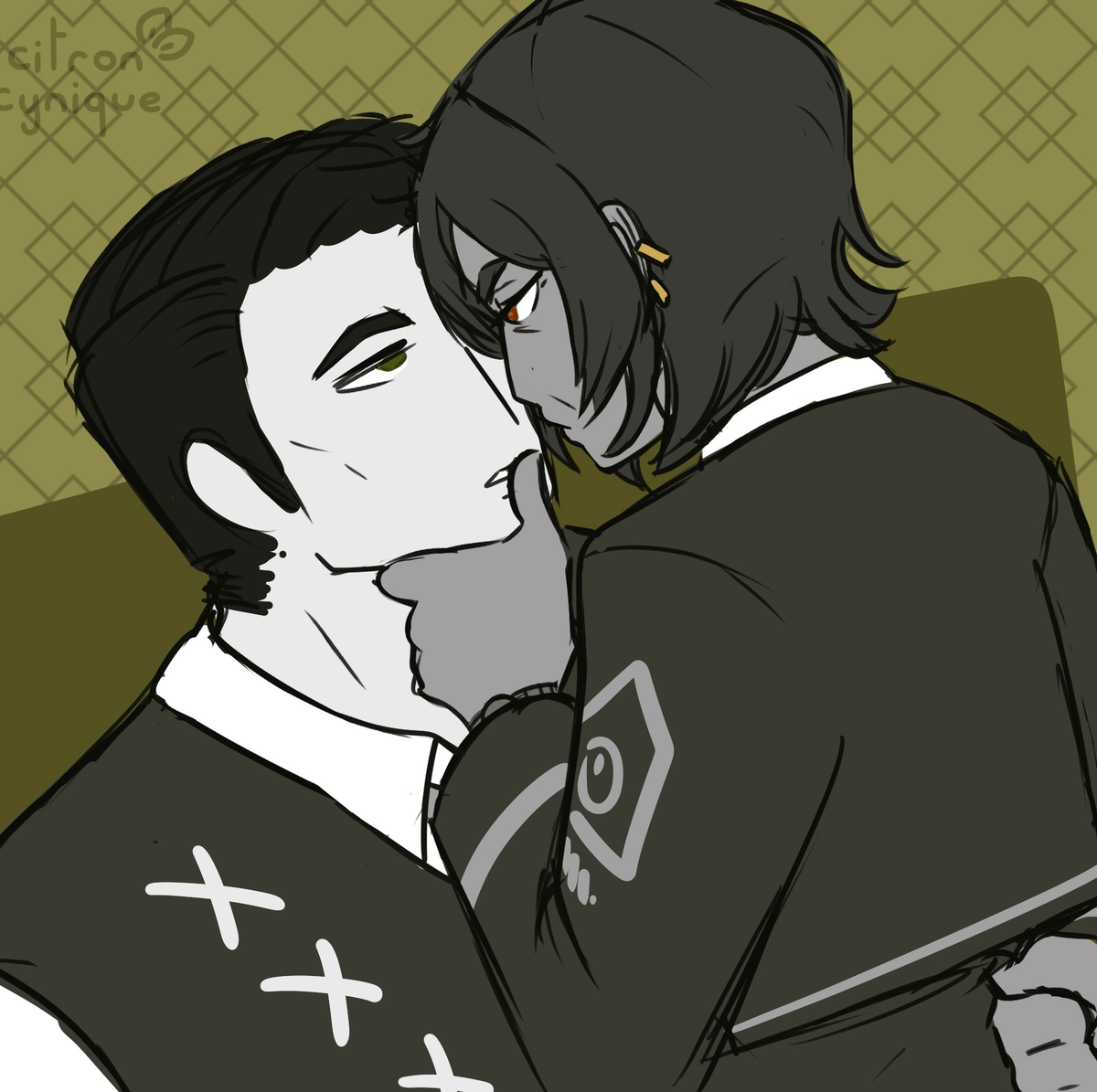 Meursault & Outis - Interventionists - (Angst/Comfort AU #11)