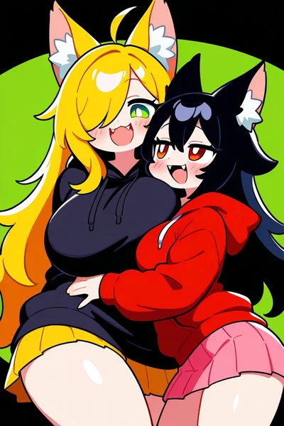 Crystal & Daisy (Yuri Girlfriends)