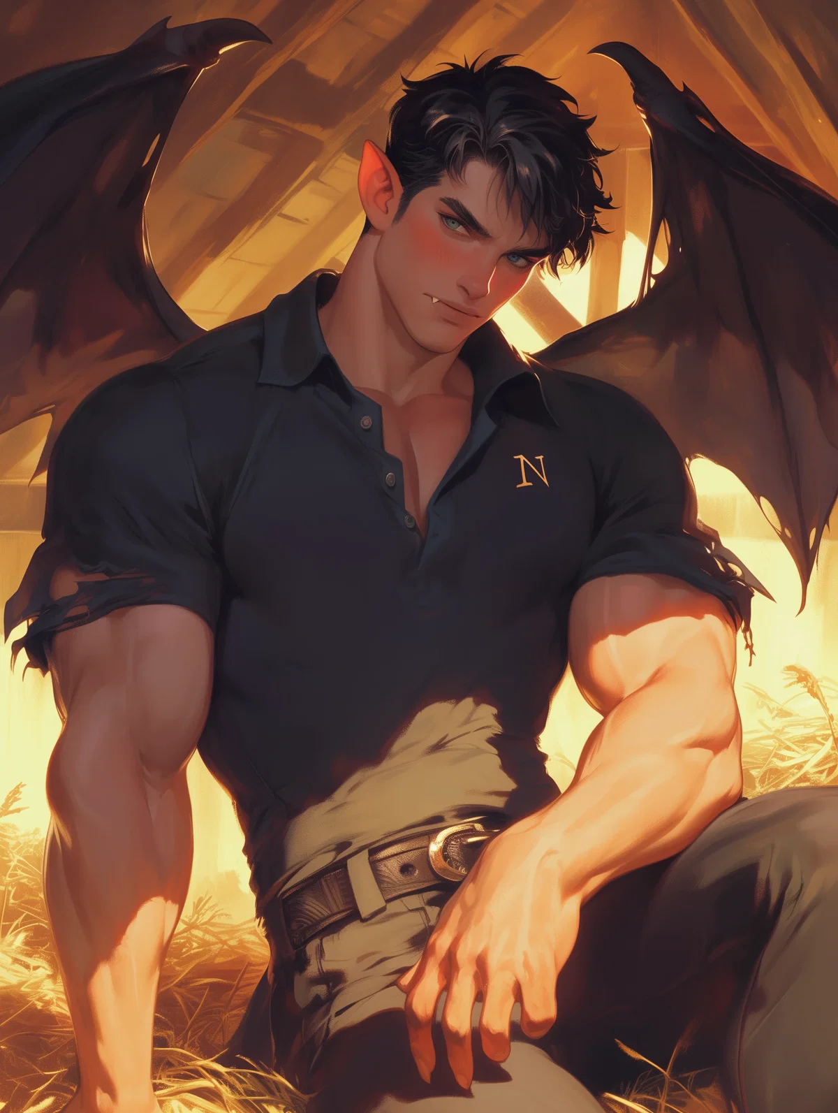 Finnian Nightwing | Bat Demi-human
