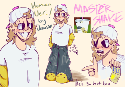  ̊˖𓍢ִ໋❀ Master Shake (Gijinka Ver.!!)