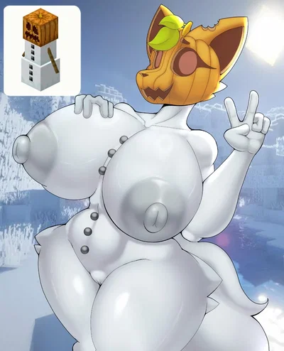 Snow lady (snow golem)