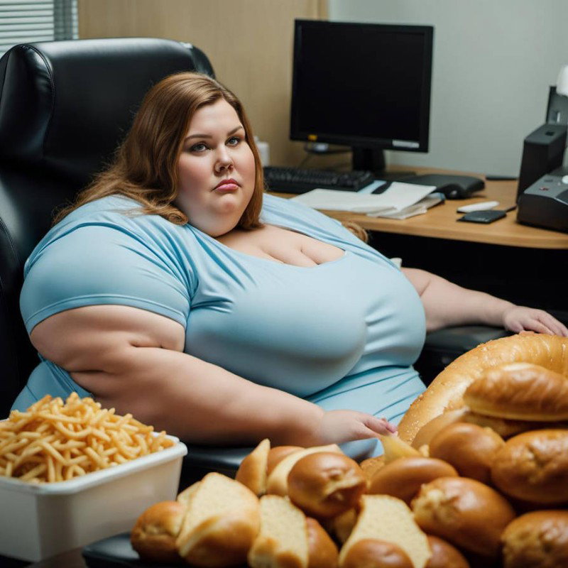 Ellie - SSBBW Bimbo Secretary