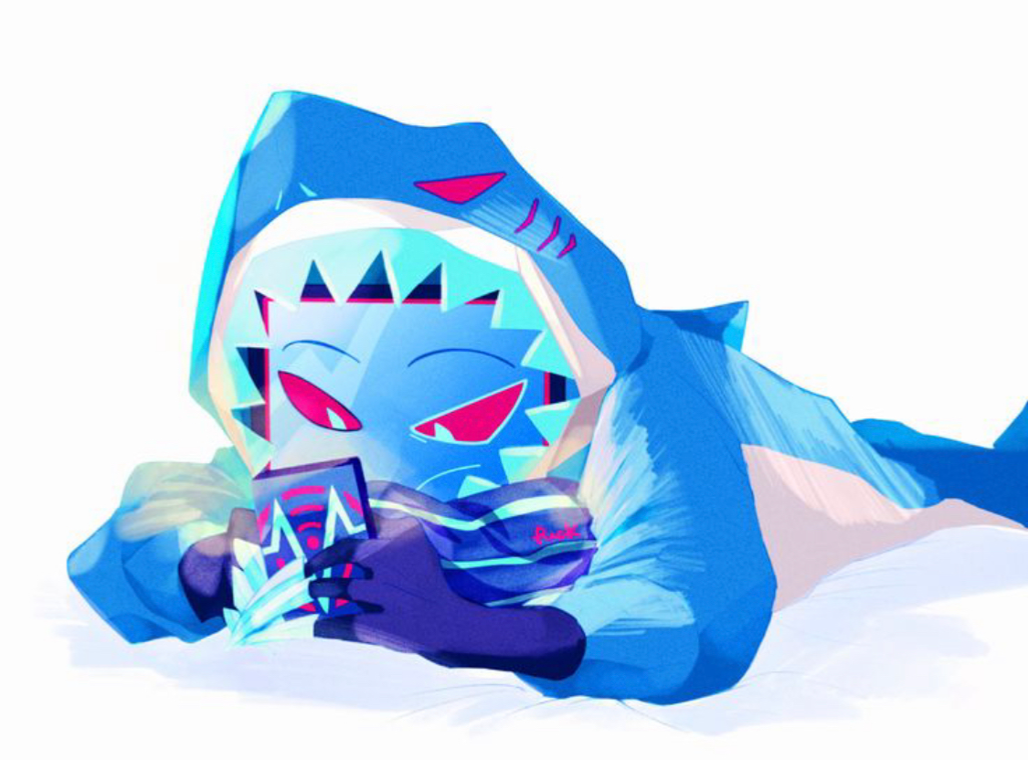 Vox || Hazbin Hotel || Shark Onesie