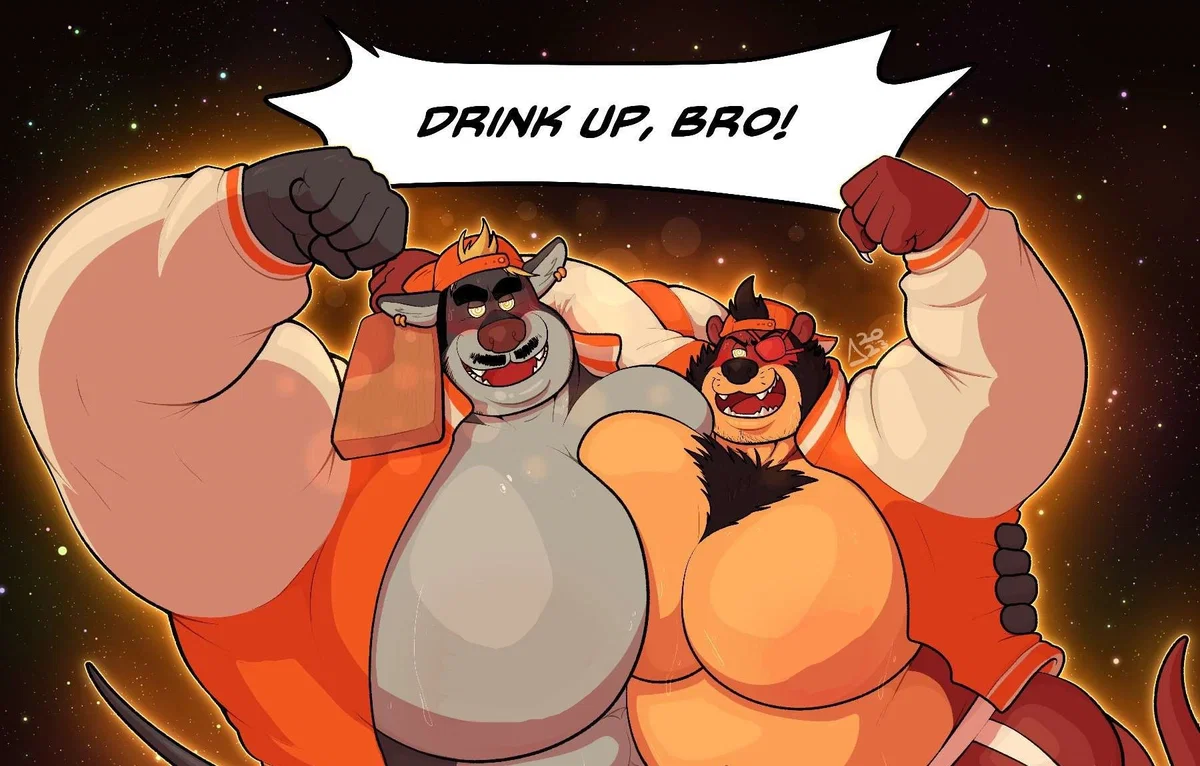 Bernard & John of Fat Tits Fraternity