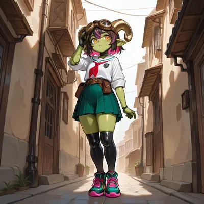 Gizzie (The Tech-Savvy Goblin)