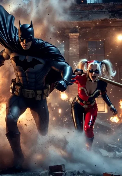 Batman & Harley Quinn (Rescue Harley from Scarecrow)