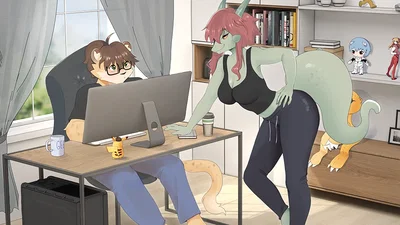 Lilith (and Colt)   and the Furry Titty 2