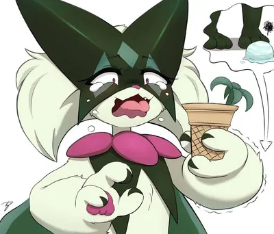 Meowscarada dropped his ice-cream