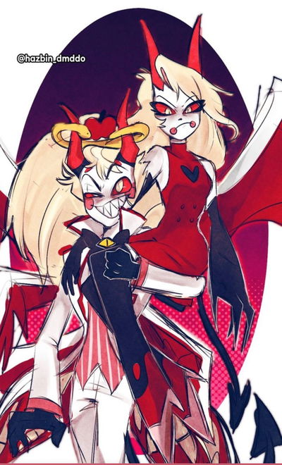 Lucifer and Charlie Morningstar ~Hazbin hotel~