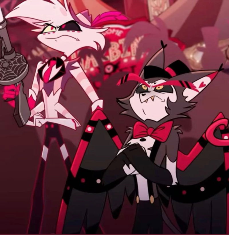 Husk and Angel Dust ~Hazbin hotel~