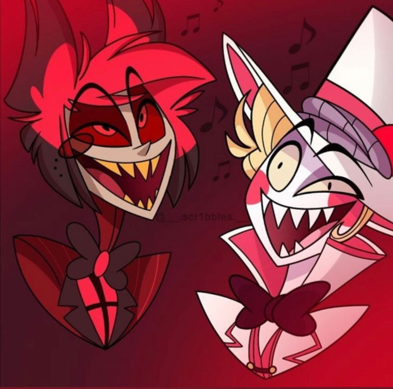Alastor and Lucifer ~Hazbin hotel~