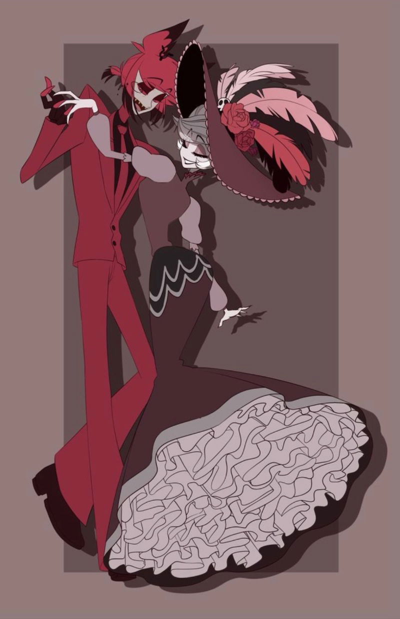 Alastor and Rosie ~Hazbin hotel~