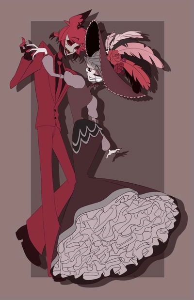 Alastor and Rosie ~Hazbin hotel~