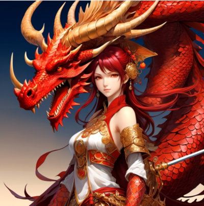 Jenny, female dragon