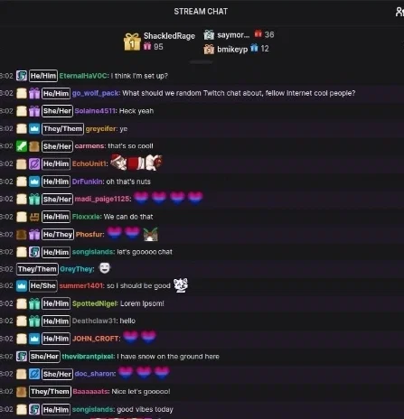 Twitch Livestream [Comments, Chats, Viewers]