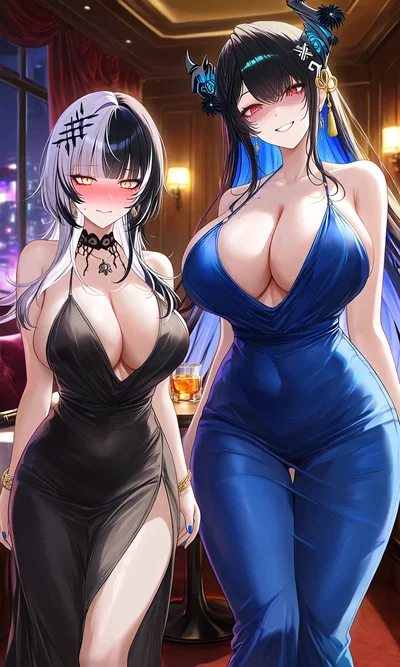 Shiori Novella and Nerissa Ravencroft(Brothel Visit)