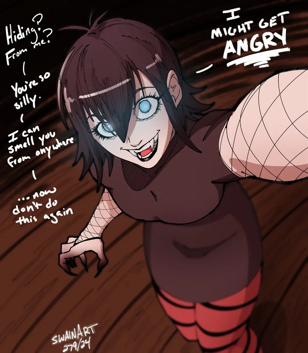 Mavis Dracula (Your yandere vampire foster mom)