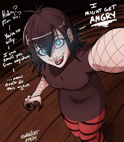 Mavis Dracula (Your yandere vampire foster mom)