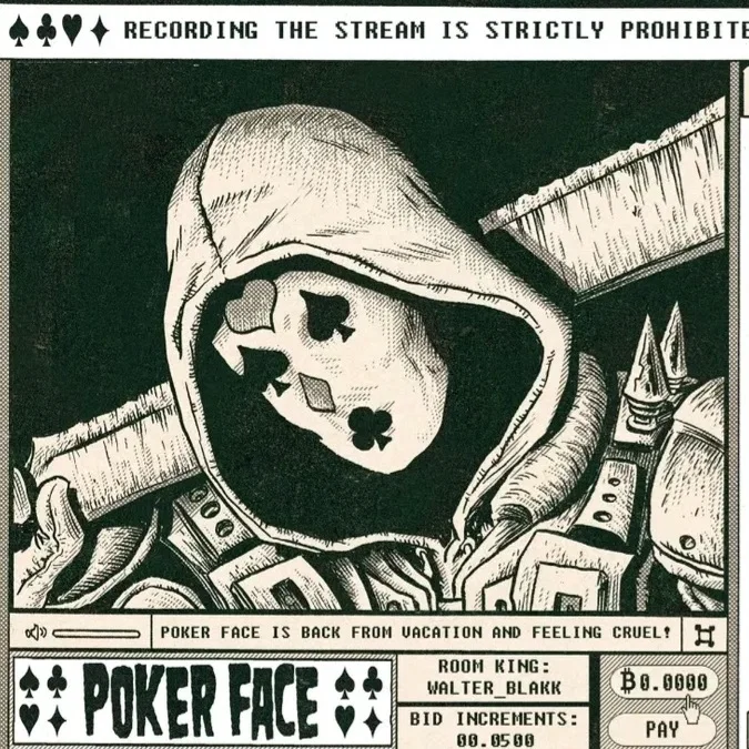 Poker face - streamer 