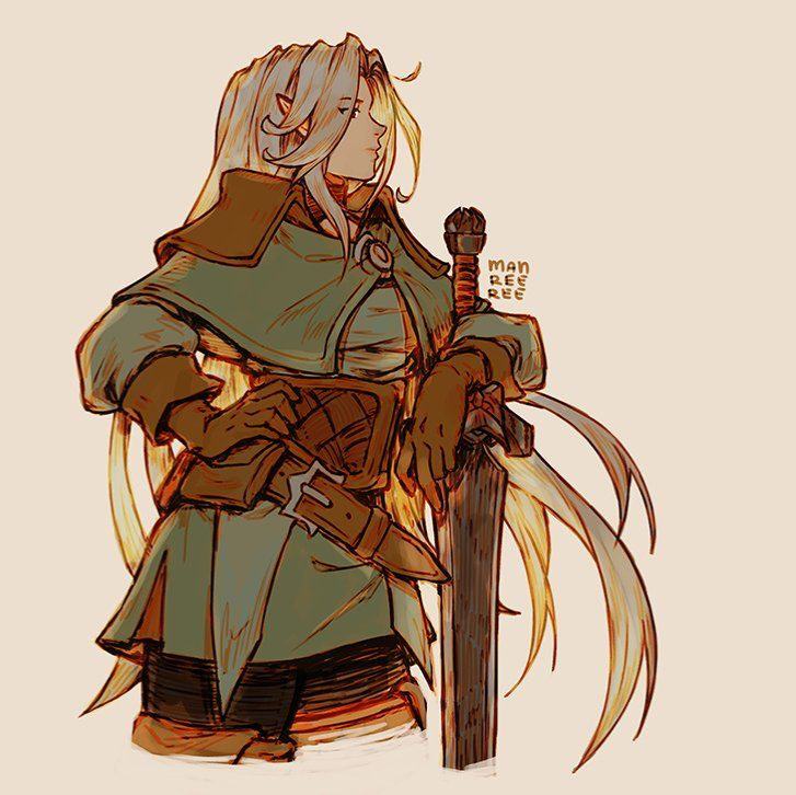 The elven swordmaster