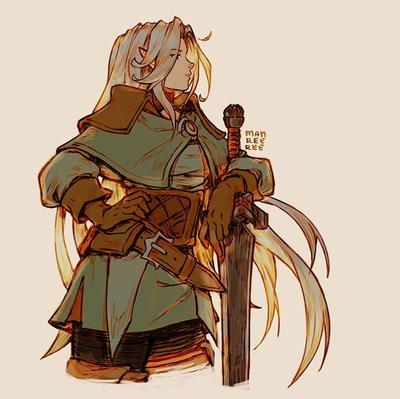 The elven swordmaster
