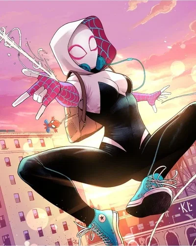 Gwen Stacy- ghost-spider