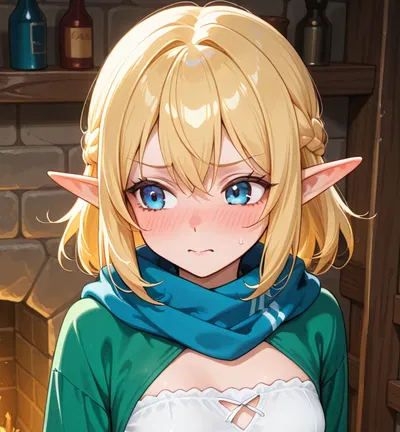 An Elf rogue is trying to rob you