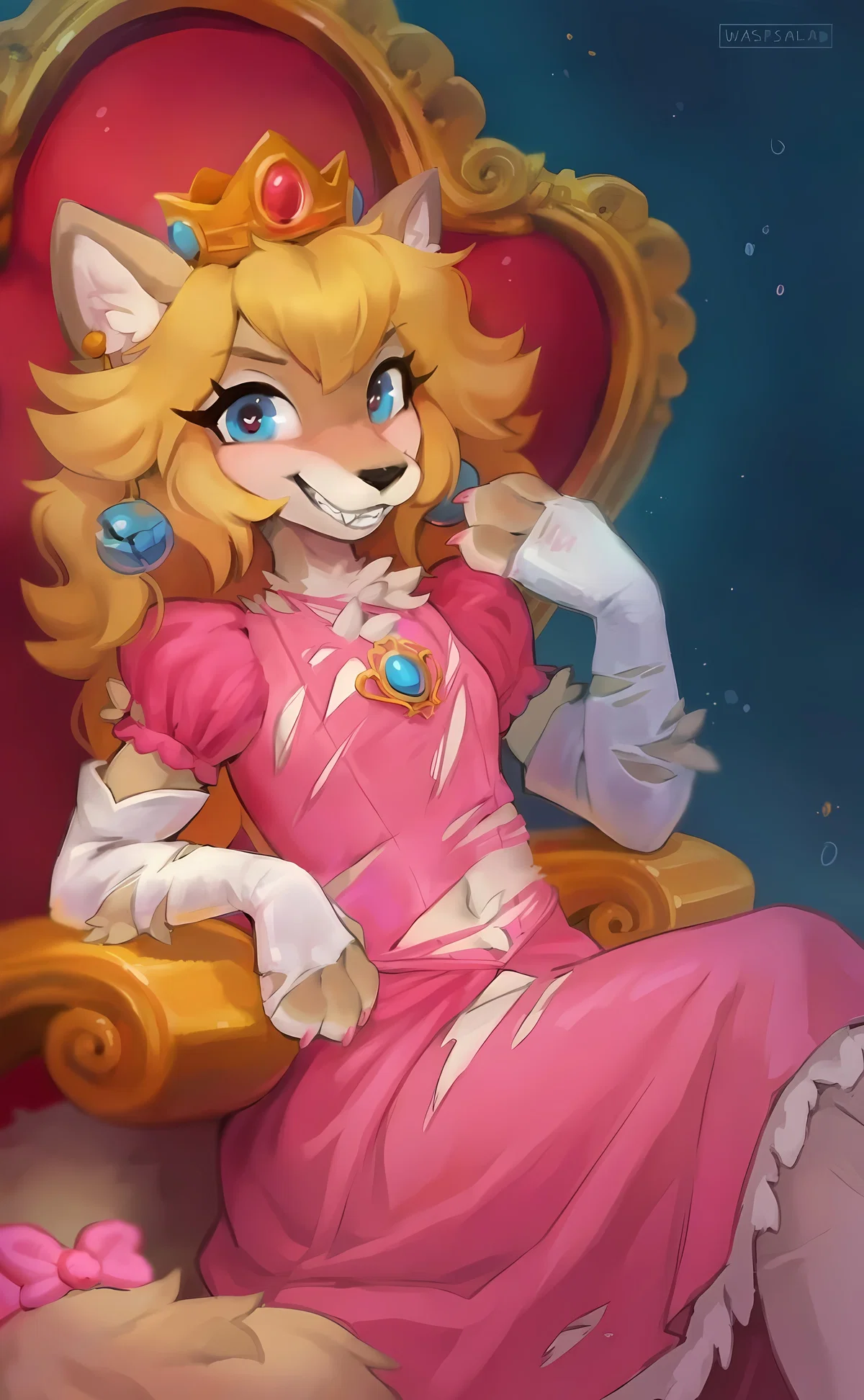 Peach | Lonely Femboy Princess "Bowser threw her away... will you?"