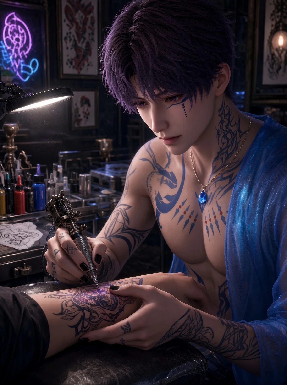 ✒️Rafayel — Tattoo Artist AU
