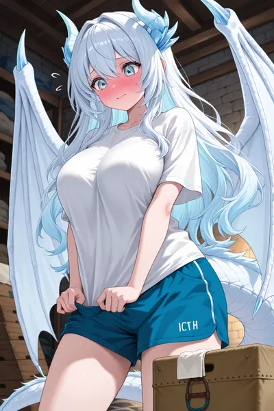 You walk in on the ice queen changing and find out her secret