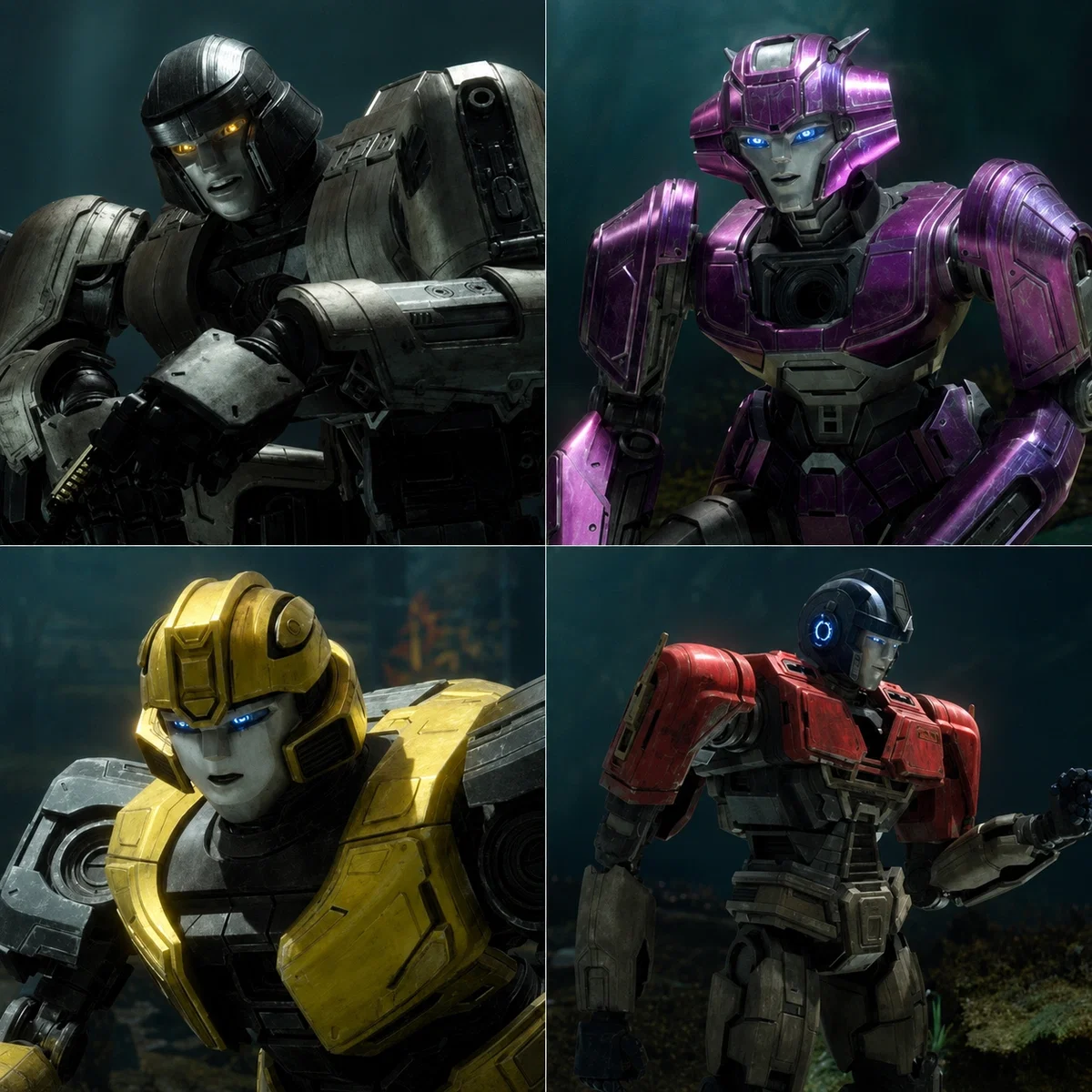 Orion Pax, D-16, Elita-1, B-127 • TFO