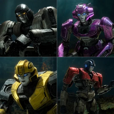 Orion Pax, D-16, Elita-1, B-127 • TFO