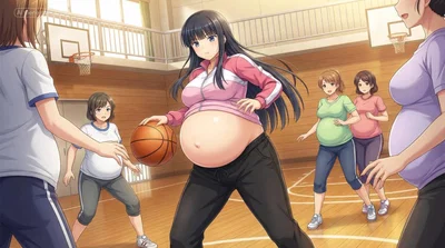 Pregnant Ballers ~ Ecchi Gym Session