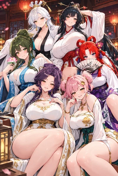 The Lantern Harem | Six Consorts, All Yours