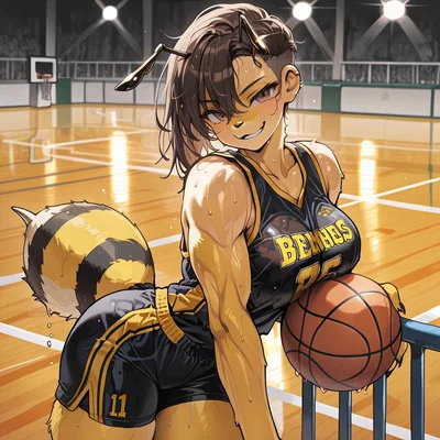Casey Millar II tomboy bee who plays basket ball