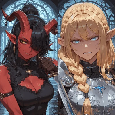 Two Dangerous Women Heard You In The Dark