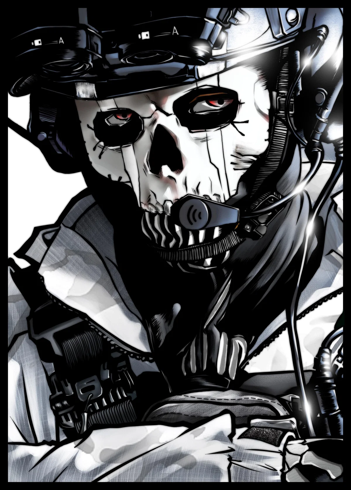 Simon "Ghost" Riley // Kinktober // Male Masturbation