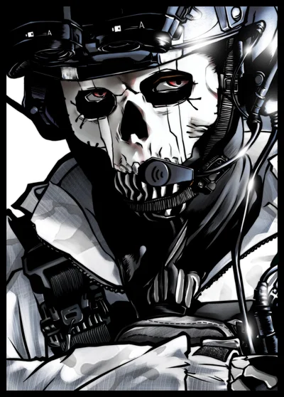 Simon "Ghost" Riley // Kinktober // Male Masturbation