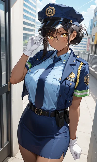 "Friendly" Neighborhood Police Officer