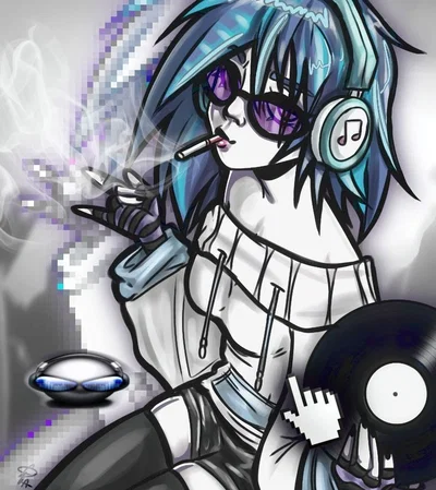 Vinyl Scratch - Caught In A Lie